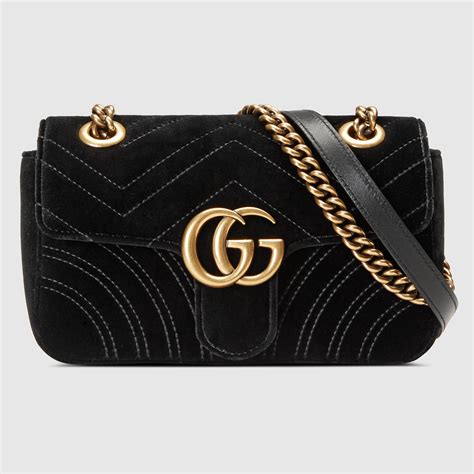 black velvet gucci fake bag|gucci marmont velvet mini bag.